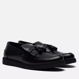 Мужские ботинки лоферы Fred Perry x George Cox Tassel, цвет чёрный, размер 43 EU