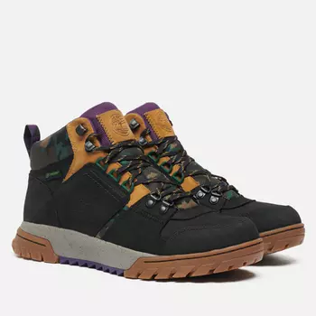 Мужские ботинки Timberland Boulder Trail Mid Waterproof, цвет чёрный, размер 41.5 EU