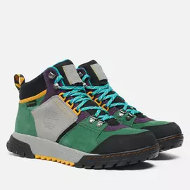 Мужские ботинки Timberland Boulder Trail Mid Waterproof, цвет зелёный, размер 45 EU