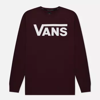 Мужская толстовка Vans Classic Crew II, цвет бордовый, размер L