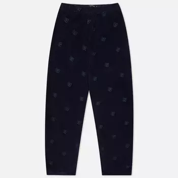 Мужские брюки Bronze 56K All Over Embroidered, цвет синий, размер L