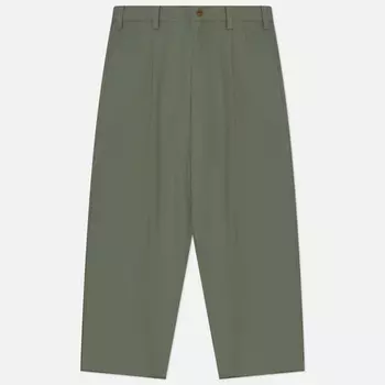 Мужские брюки Butter Goods Pleated Q324, цвет оливковый, размер 32