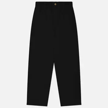 Мужские брюки Butter Goods Wide Leg Twill, цвет чёрный, размер XXXXL