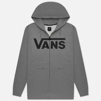 Мужская толстовка Vans Classic Zip Hoodie II, цвет серый, размер L