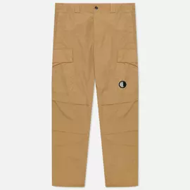 Мужские брюки C.P. Company Flatt Nylon, цвет коричневый, размер 54