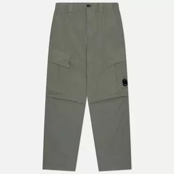 Мужские брюки C.P. Company Micro Reps Loose Cargo, цвет зелёный, размер 54