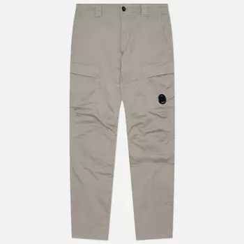 Мужские брюки C.P. Company Stretch Sateen Ergonomic Cargo, цвет серый, размер 54