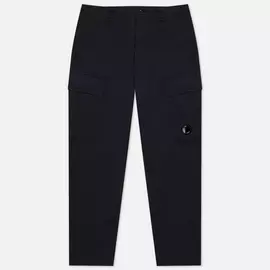 Мужские брюки C.P. Company Stretch Sateen Fitted, цвет синий, размер 52