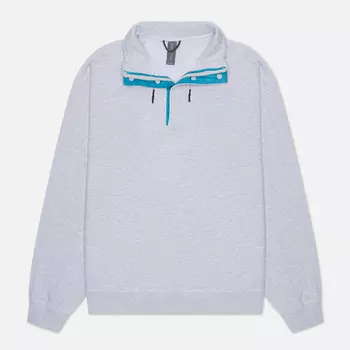 Мужская толстовка UNAFFECTED Stand Collar Half Zip SS24, цвет серый, размер S