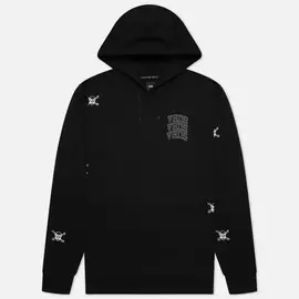 Мужская толстовка Vans New Varsity Hoodie, цвет чёрный, размер XXXL