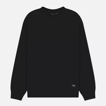 Мужская толстовка Vans Original Standards Fleece Loose Crew Neck, цвет чёрный, размер L