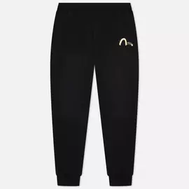 Мужские брюки Evisu Garment Pigement Dye Hannya &amp; Skull, цвет чёрный, размер S