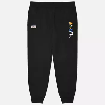 Мужские брюки Evisu Heritage Panel Blocking, цвет чёрный, размер M