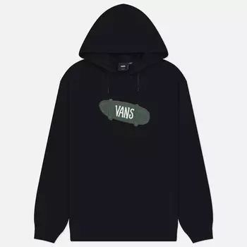 Мужская толстовка Vans Skater Loose Fit Hoodie, цвет чёрный, размер S