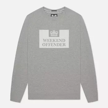 Мужская толстовка Weekend Offender Penitentiary Classic, цвет серый, размер XXXL