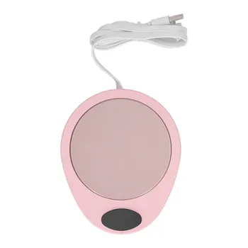 USB-подогреватель кружек USB-подогреватель кружек с постоянной температурой, водонепроницаемый, регулируемый, электрический подогреватель напитков для керамических кофейных чашек
