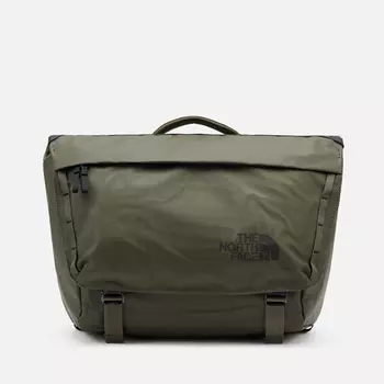 Сумка The North Face Base Camp Voyager Messenger, цвет оливковый