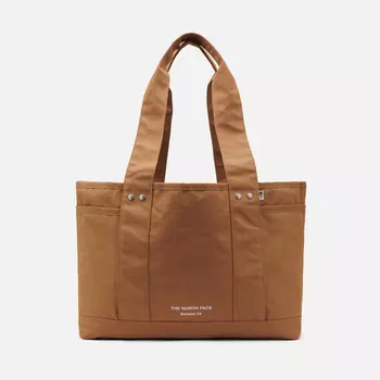 Сумка The North Face Circular Cotton Tote, цвет коричневый