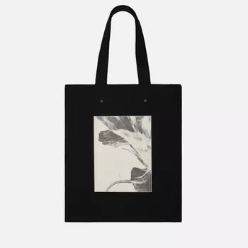 Сумка Y-3 Floral Tote, цвет чёрный