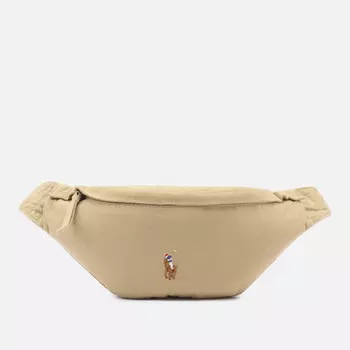 Сумка на пояс Polo Ralph Lauren Canvas Medium, цвет бежевый