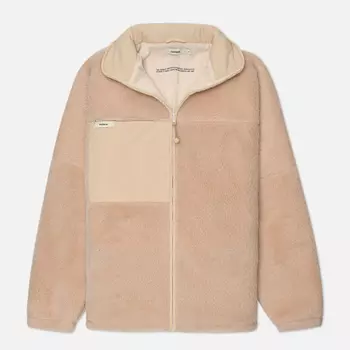 Женская флисовая куртка PANGAIA Archive Fleece Zipped, цвет бежевый, размер XXS