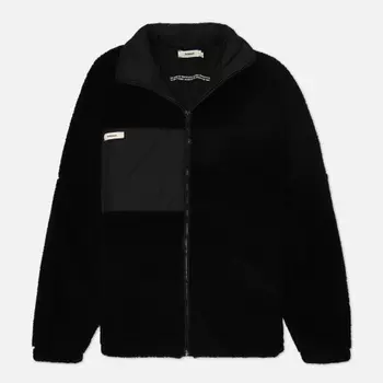 Женская флисовая куртка PANGAIA Archive Fleece Zipped, цвет чёрный, размер XXS