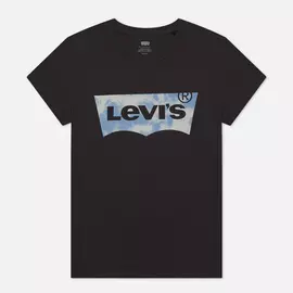 Женская футболка Levi's The Perfect Graphic, цвет серый, размер S