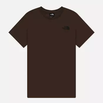 Женская футболка The North Face Relaxed Redbox, цвет коричневый, размер S