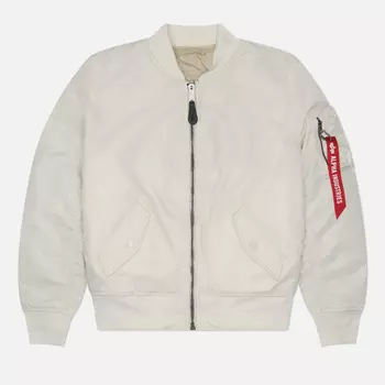 Женская куртка бомбер Alpha Industries MA-1, цвет бежевый, размер XS