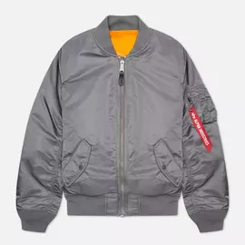 Женская куртка бомбер Alpha Industries MA-1, цвет серый, размер L