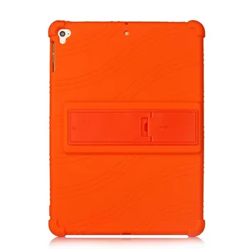 Чехол для iPad 10,2 дюйма, силиконовый чехол, 2019, противоударный кронштейн, противоударный мягкий чехол, чехол-подставка красный