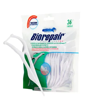 BIOREPAIR Нити межзубные одноразовые с держателем / Forcelle Interdentale Monouso 36 шт