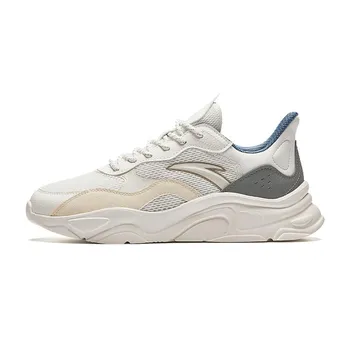 Anta Кроссовки Little Millennium Shock Absorbing Non-Slip Low-Top Casual Shoes Men sneakers White Green 912348826-12 39