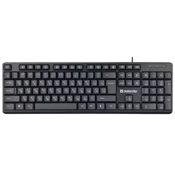 клавиатура DEFENDER DAILY HB-162 45162 1,8м USB черный