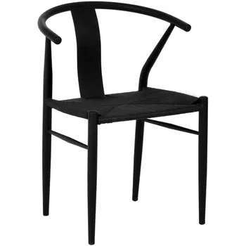 Стул обеденный Stool Group Wishbone Style черный УТ000036376
