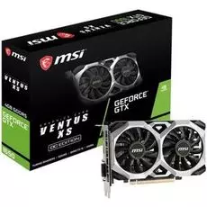 Видеокарта PCI-E MSI GeForce GTX 1650 VENTUS XS OC (GTX 1650 VENTUS XS 4G OC) 4GB GDDR5 128bit 1485/8000MHz DVIx1/HDMIx1/DPx1/HDCP Ret