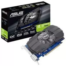 Видеокарта PCI-E ASUS GeForce GT 1030 Phoenix OC (PH-GT1030-O2G) 2GB GDDR5 64bit 14nm 1252/6008MHz DVI-D(HDCP)/HDMI RTL