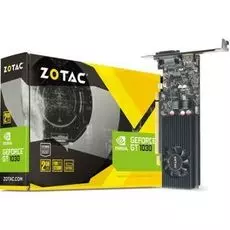 Видеокарта PCI-E Zotac GeForce GT 1030 Low Profile ZT-P10300A-10L 2GB GDDR5 64bit 16nm 1227/6008MHz DVI-D(HDCP)/HDMI RTL