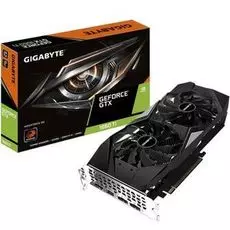 Видеокарта PCI-E GIGABYTE GeForce GTX 1660 Ti GV-N166TWF2-6GD 6GB GDDR6 192bit 12nm 1500/12000MHz HDMI/3*DP/HDCP Ret