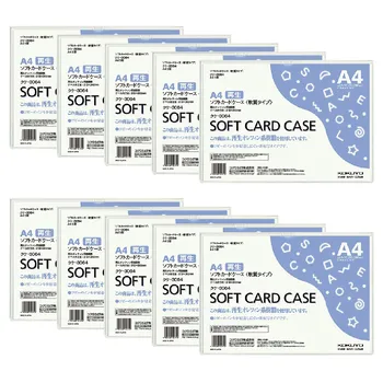 Kokuyo Card Мягкие карточки Набор из чехла, чехол, А4, 10, Kuke-3064X10