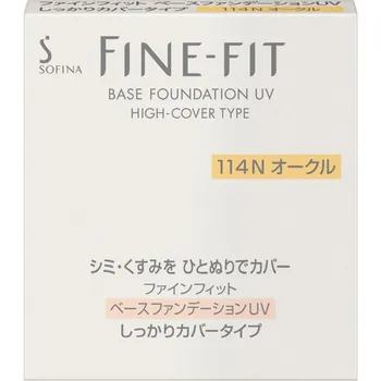 Тональная основа Fine Fit Base с защитным покрытием Uv Type Ma 114n Ochre 10 г
