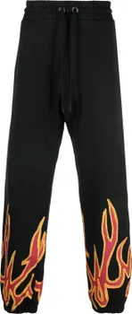 Спортивные брюки Palm Angels GD Graffiti Flames Sweatpants 'Black/Red', черный