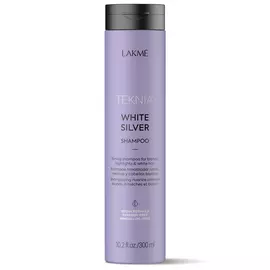 LAKME Шампунь для нейтрализации желтого оттенка волос тонирующий Teknia White Silver Shampoo
