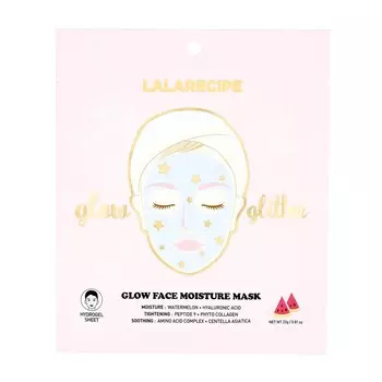 LALARECIPE Маска для лица гидрогелевая (для сияния и увлажнения кожи)