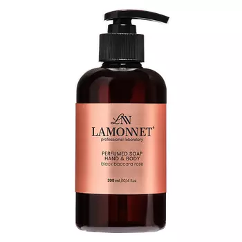LAMONNET Жидкое мыло для рук и тела парфюмированное. Черная роза Баккара 300.0