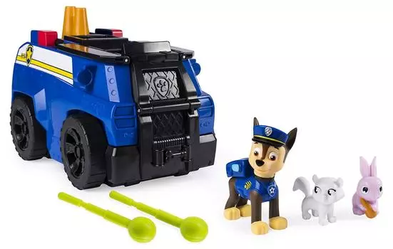 Paw Patrol Vehicles "Трансформер Чейз - Спасательная станция" - набор фигурок из мультфильма