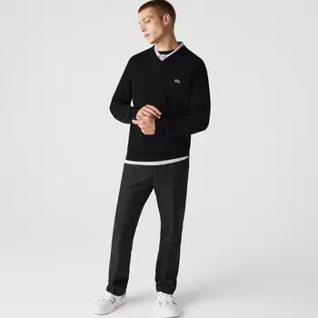 Мужской свитер Lacoste с V-образным вырезом