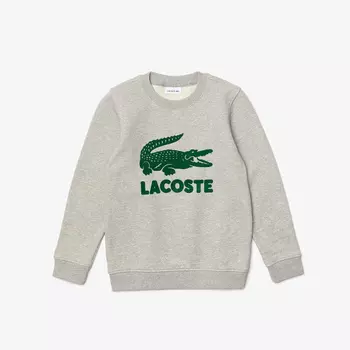 Детский тёплый свитшот Lacoste из флиса