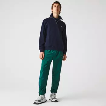Мужская толстовка Lacoste на молнии с высоким воротом