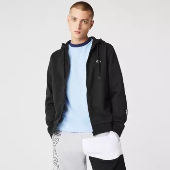 Мужская флисовая толстовка Lacoste на молнии